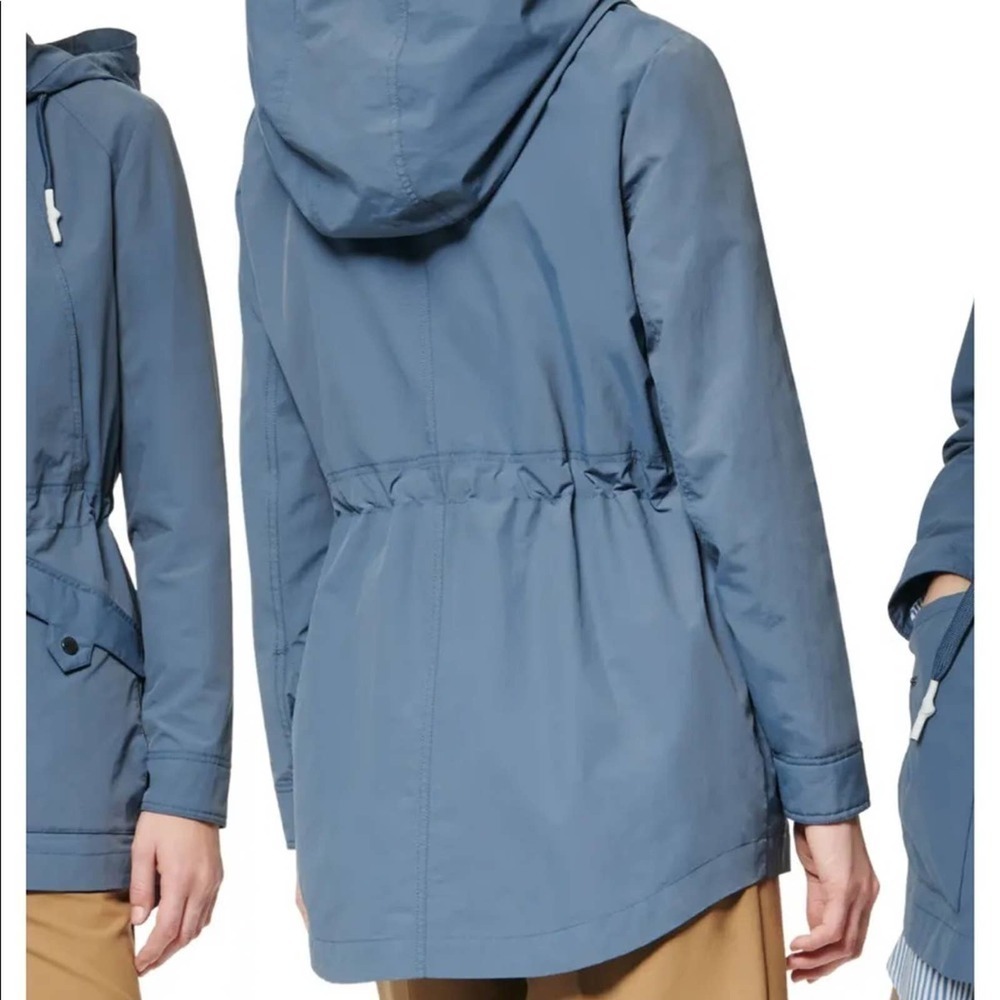 Marc New York Belltown Water Resistant Rain Coat Utility Jacket XL Storm Blue - Picture 4 of 11